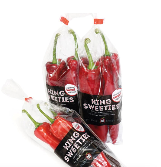 Capsicums- Red King Sweeties (Twin pack) *Best Veggie Buy*